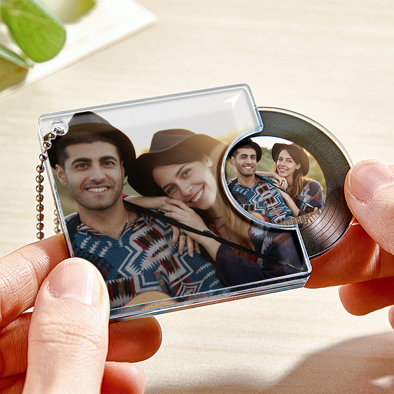 Custom NFC Mini CD Album Keychain - main